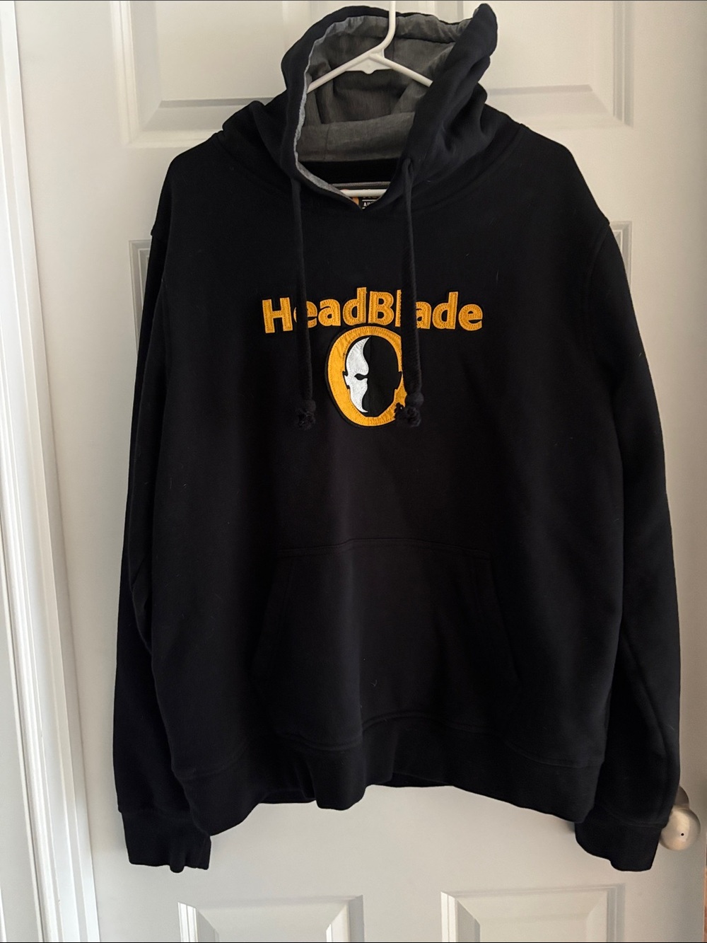 Black Hoodie with Gold Logo